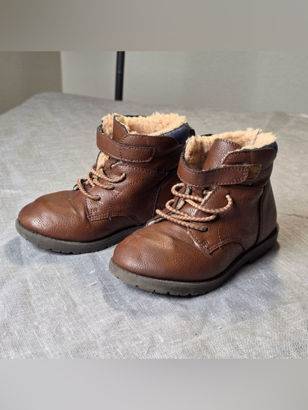 Lottini Kids Brown Boots Size 9 Toddler Youth Lace Up Ankle Shoes
